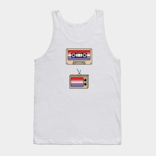 AMAB DMAB Discreet Pride Flag Tank Top